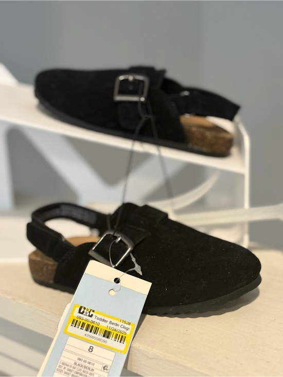Cat & Jack Other - NEW— Toddler Black Berlin Clogs – Cat & Jack Little Girls Size 8